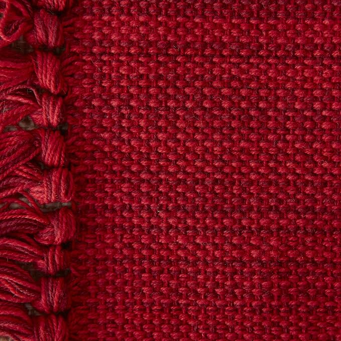 DII Variegated Tabletop Collection, Placemat Set3x19, Tango Red, 6 Piece - Image 2