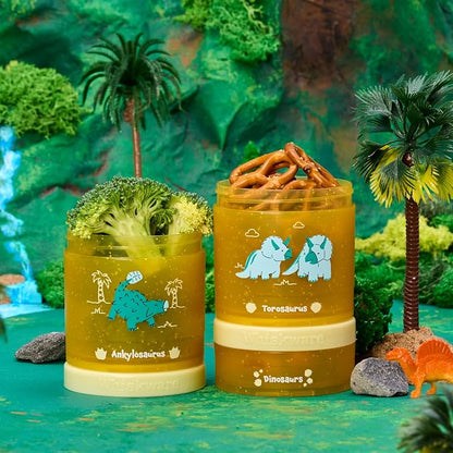 Whiskware Dinosaur Stackable Snack Containers - Image 5