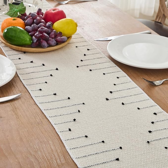 Table Runner 90 Inches Long, Boho Style - Image 6
