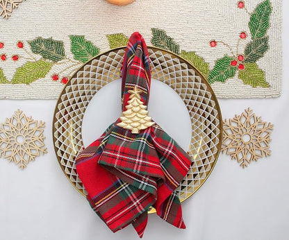 COTTON CRAFT Christmas Tree Napkin Rings - Image 8