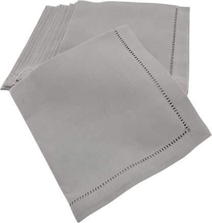 SARO LIFESTYLE Hemstitched Border Dinner Napkin by SaroLifestyle