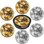 Ball Coasters Leather Round Drink Coasters 6 Pcs Set with Holderor for Cup Drink Coffee Table Bar Home Decor
