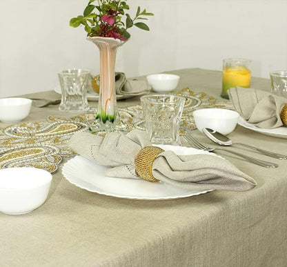 COTTON CRAFT Glitz Handmade Beaded Napkin Rings - Image 6