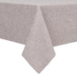Hiasan Faux Linen Square Tablecloth - Wrinkle and Stain Resistant Washable Table Cloth for Kitchen Dining Room Holiday Table Cover for Party Dinner, Stone, 60 x 60 Inch