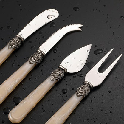 REVERIE Collection 4-piece Stainless Steel Butter Spreader Cheese Knife - Image 4
