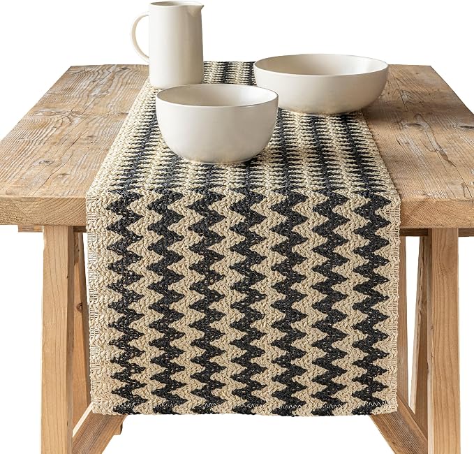 Over&Back 18x90 Natural Fiber Table Runner by overback