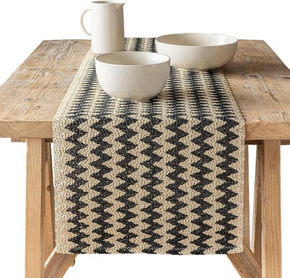 Over&Back 18x90 Natural Fiber Table Runner by overback