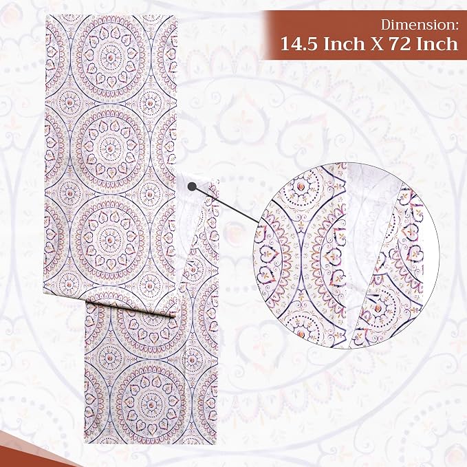 Maison d' Hermine Table Runner 100% Cotton 14.50" x 72" | Table Runners 72 - Image 4