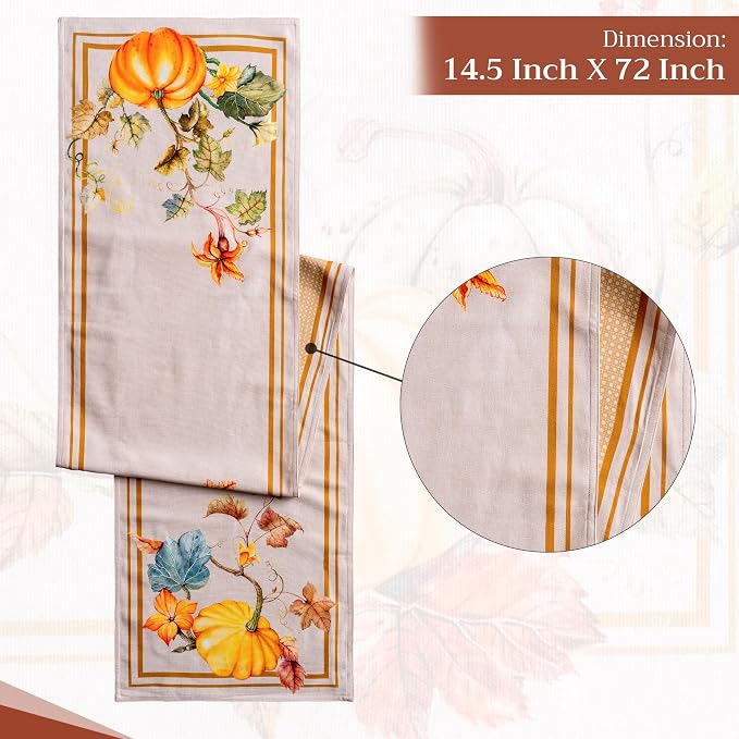 Maison d' Hermine Table Runner 100% Cotton 14.50" x 72" | Table Runners 72 - Image 4