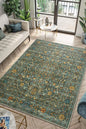 Keen Home Design 3x5 Rug - Machine Washable Entry Rug with Non-Slip Backing, Ideal for Enteryway, Kitchen, Bathroom, Laundry Room - Vintage, Easy Clean, Durable, Low Pile Rug - (3' x 5')