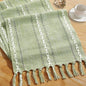 Rustic Boho Table Runner, Linen Table Runner, Farmhouse Table Runners 48 Inches by Cenebonxy