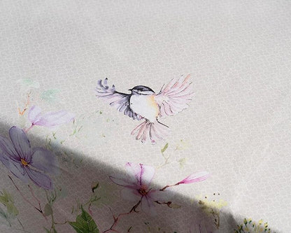 Maison d' Hermine Table Cloth Square Table 100% Cotton 54 x 54 Inches Tablecloth Reusable Decorative for Dining Room Farmhouse Home Valentines Day Decorations Spring Summer - Magnolia Mornings