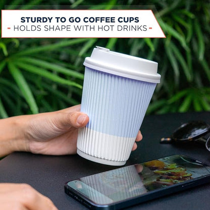 12 oz Disposable Travel Coffee Cups - Image 5