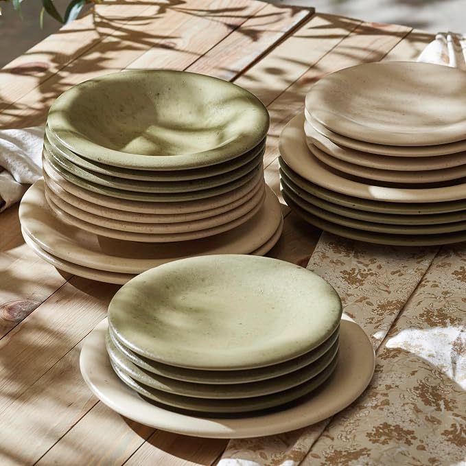 Porto by Stone Lain Aro 12-Piece Premium Kitchen & Dining Dinnerware Set - Image 11