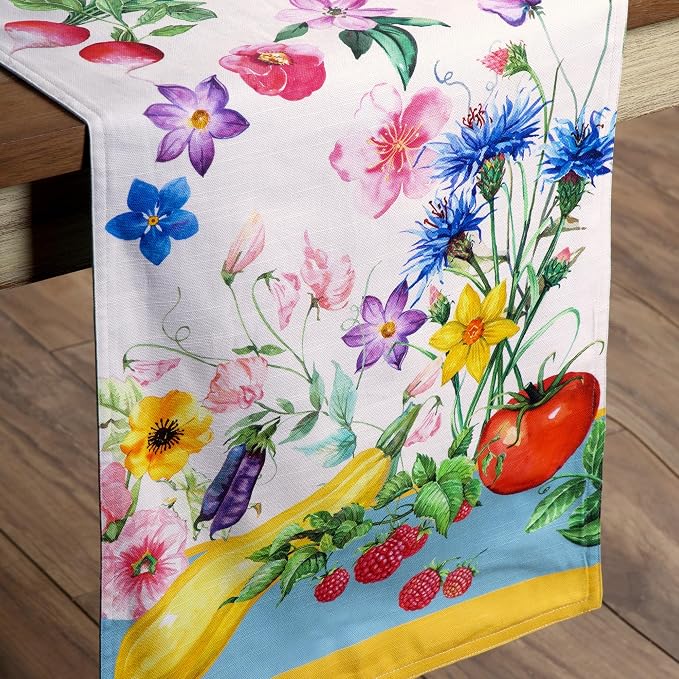 Maison d' Hermine Table Runner 100% Cotton 14.50" x 108" | Table Runners 108 - Image 9