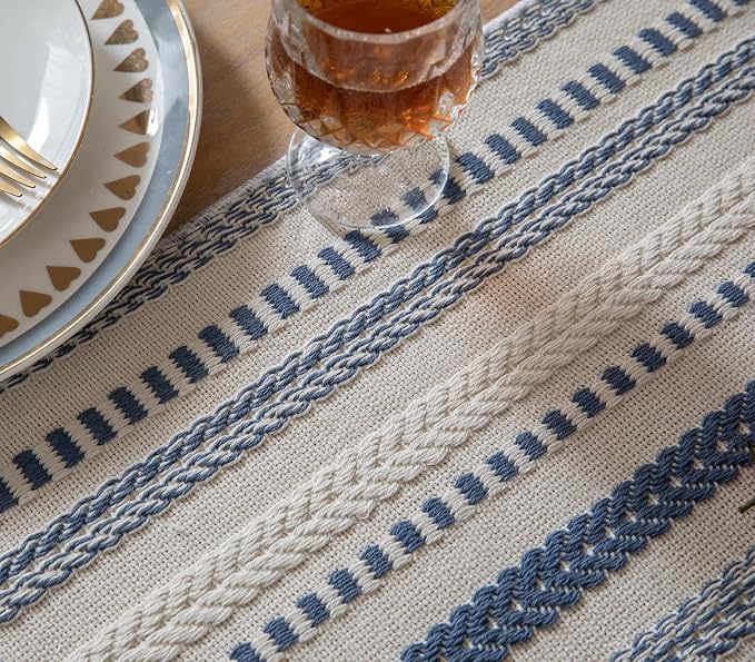 Caflife Boho Table Runner 60 Inchs Long, Dining Room Home Decor - Image 5