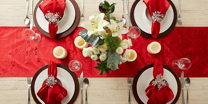 DII Velvet Collection Tabletop, Table Runner - Image 2