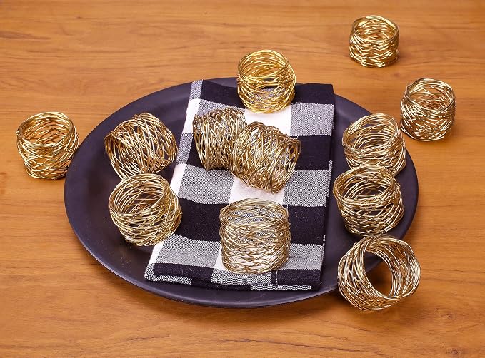 12-Piece Napkin Rings - Image 6
