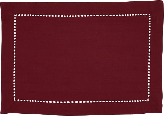 SARO LIFESTYLE Hemstitched Border Placemat by SaroLifestyle