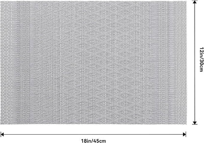 Leetaltree Lunar Grey Placemats Set of 8 - Image 9