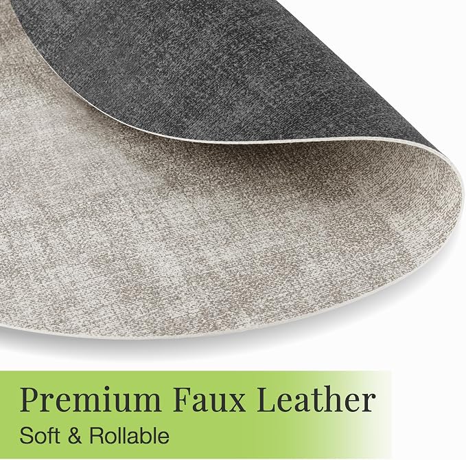 Fyvva Placemats Set of 6, Stain & Scratch Resistant, - Image 4