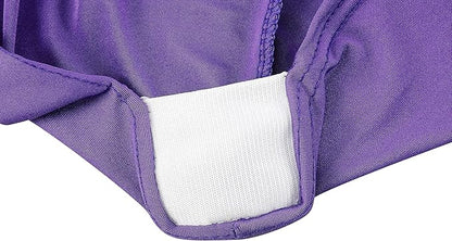 LZY Spandex Fitted Stretch Table Cover for 6 ft or 4ft or 8ft Folding Table, Rectangular Cocktail Tablecloth, Perfect for Party or Banquet