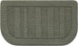 BEQHAUSE 30x18 Inch Kitchen Rug Mat Durable Kitchen Rugs Non-Slip Washable Absorbent Kitchen Mats for Floor Dirt-Resistant Semicircular Kitchen Mat (Green)