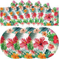 50PCS Hawaiian Luau Paper Plates and Napkins Party Decorations, 7inch by Unknown