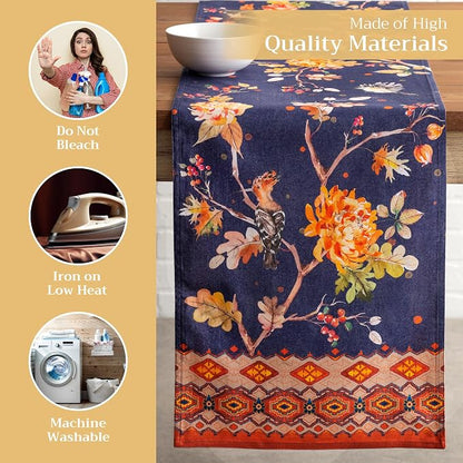 Maison d' Hermine Table Runner 100% Cotton 14.50" x 108" | Table Runners 108 - Image 3