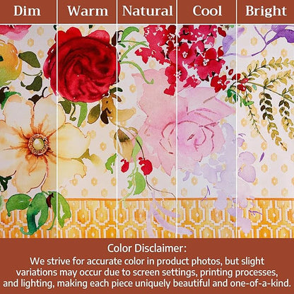 Maison d' Hermine Napkin 100% Combed Cotton Premium Cloth Napkin Decorative Washable Napkins Set of 4 for Home, Kitchen, Dining, Cocktail Parties & Camping - Summer Joy (20”X20”)