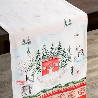 Maison d' Hermine Table Runner 100% Cotton 14.50" x 108" | Table Runners 108 - Image 9