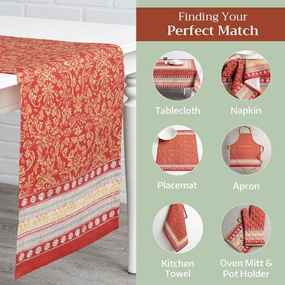 Maison d' Hermine Table Runner 100% Cotton 14.50" x 108" | Table Runners 108 - Image 5