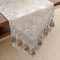 Loom and Mill Luxury Elegant Damask Table Runner 72 inches Long, 13x72 inch by LoomandMill