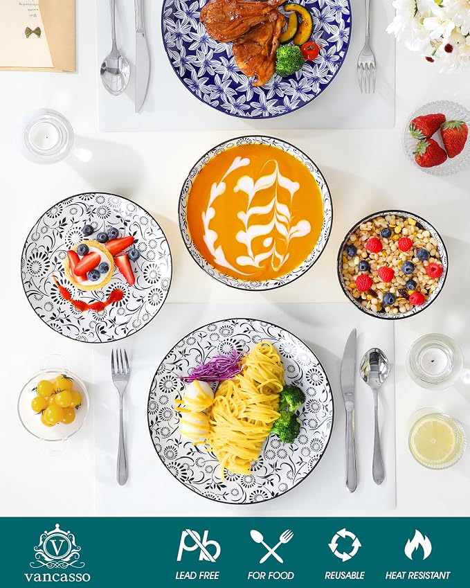 vancasso SELENE Plates and Bowls Set - Image 3