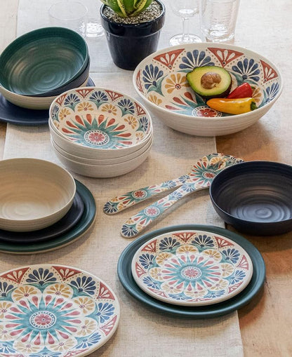 Matte Artisan 8'' Durable Planta Low Bowls, Shatter-Resistant and - Image 7