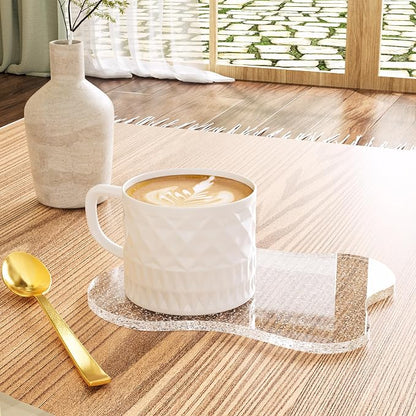 Acrylic Coaster Decorative Plates, Irregular Bar Drink Coaster - Image 6