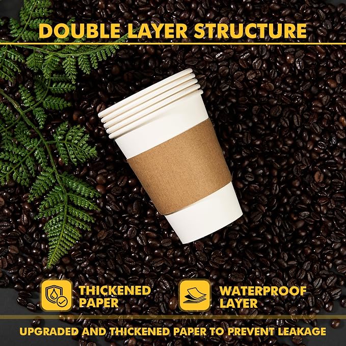 RACETOP 12 oz Paper Coffee Cups - Image 6