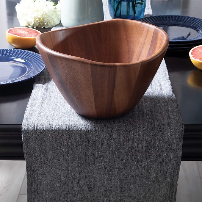 Lipper International 1174-7 Acacia Wave Bowl Set - Image 6