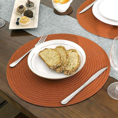 SHACOS Round Placemats Set of 4 - Image 8