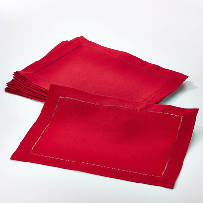 SARO LIFESTYLE Hemstitched Border Placemat by SaroLifestyle