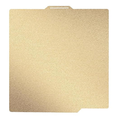 Double Sided Textured PEI Spring Steel Build Plate 257x257mm, Flexible PEI Print Bed PEI Sheet for Bambu Lab X1/X1C/P1P/P1S/P2S/A1 3D Printer