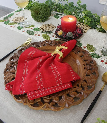 COTTON CRAFT Christmas Napkin Rings - Image 6