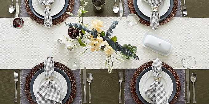 DII Variegated Tabletop Collection, Table Runner3x108 - Image 6