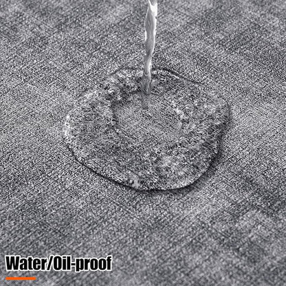 Homaxy Round Faux Leather Placemats and Coasters, Wipeable Place Mats, - Image 4