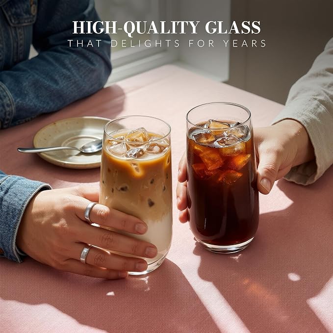 Krosno Tall Water, Drinking Glasses, 16.2 oz, Splendour Collection, Highball & - Image 9