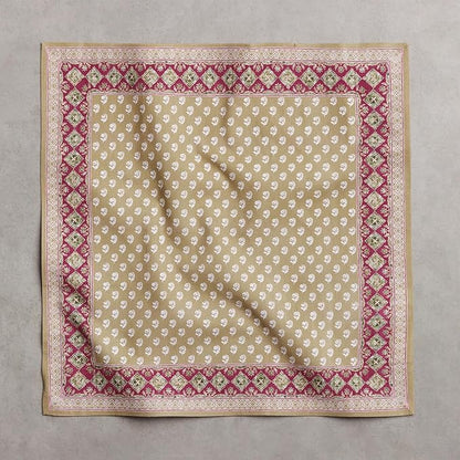 Maison d' Hermine Cloth Napkins Set of 4 100% Cotton Everyday Reusable Square Napkins Cloth Washable Dinner Party Wedding Restaurant Valentines Day Decorations Spring/Summer (Manosque, 18" x 18")