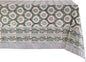 ATOSII Kari Green 100% Cotton Rectangle Boho Summer Tablecloth, Block Print Floral Table Cloth Linen for Dining, Parties, Wedding, Outdoors Home Decor 60 X 108 Inches I 8 Seater I