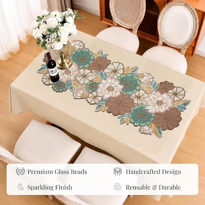 Handmade Beaded Beaded Runner 36 inch - Image 7