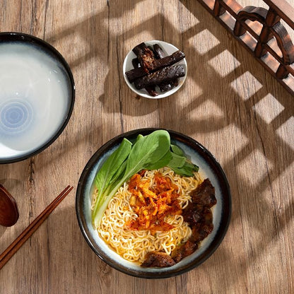 8 Inch Ceramic Ramen Bowl Set of 2, 40oz Japanese Bowls - Image 5
