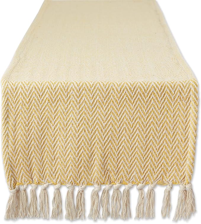 DII Woven Basic Tabletop Collection, Chevron Table Runner by DII